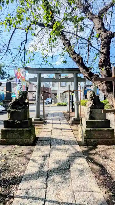 前原御嶽神社の鳥居