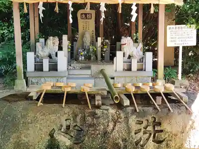愛知縣護國神社の手水舎