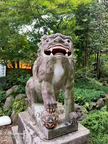 岩槻久伊豆神社の狛犬