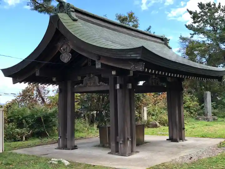 函館護國神社の手水舎