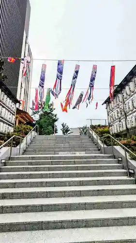 駒込妙義神社の景色