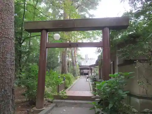 冨士山小御嶽神社里宮の鳥居