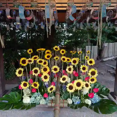 豊山八幡神社の手水舎