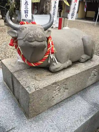 山田天満宮の狛犬