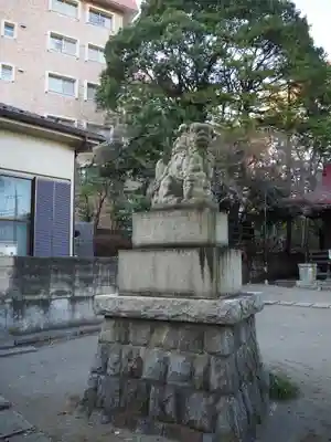 松が丘北野神社の狛犬