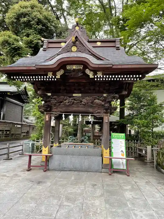 大國魂神社の手水舎