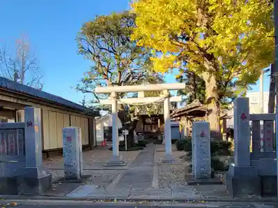 雷神社の鳥居