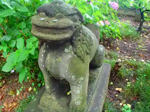 越谷香取神社の狛犬