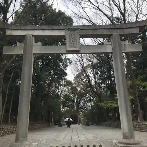 谷保天満宮の鳥居