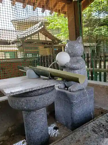 白山神社の手水