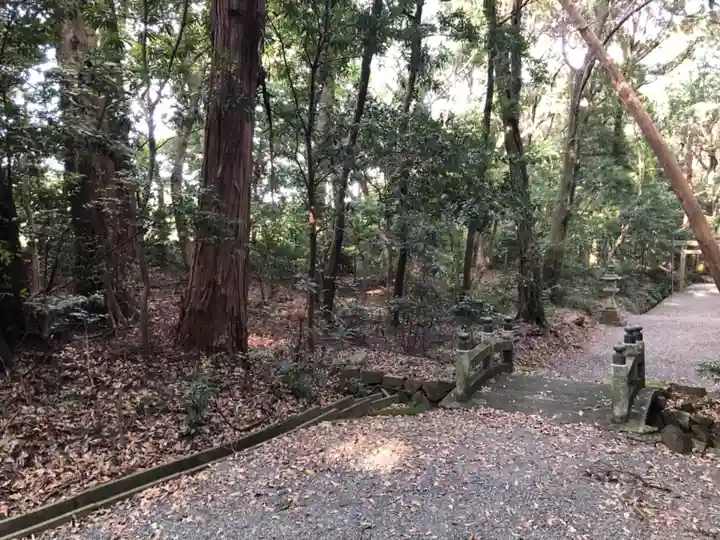 阿射加神社の周辺