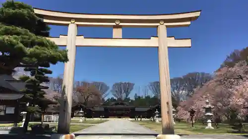 長野縣護國神社の鳥居