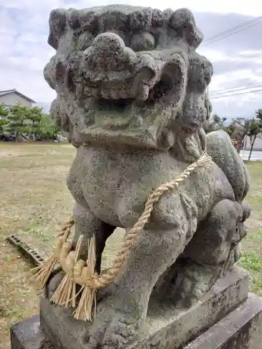 加積郷神社の狛犬