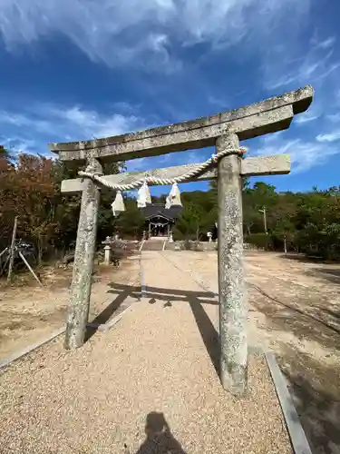 周防國総社宮 佐波神社の鳥居