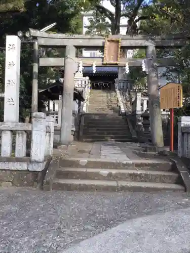 湯前神社の鳥居