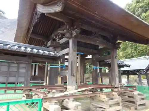 横浜　西方寺の山門・神門