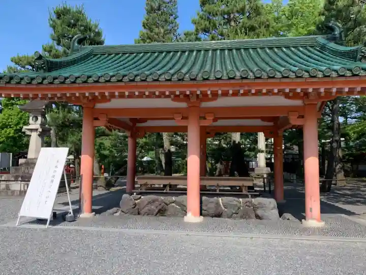 平安神宮の手水舎