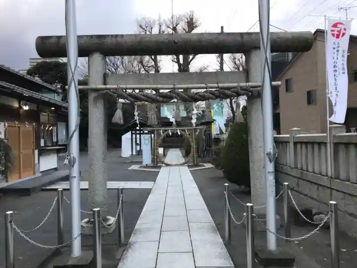 鵜ノ木八幡神社の鳥居