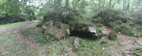 胎内神社の庭園