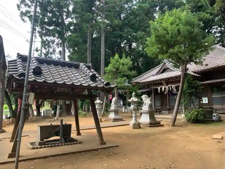 面足神社の手水舎