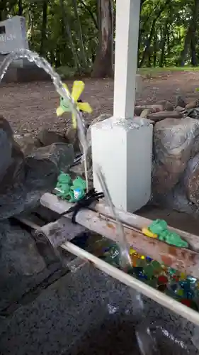 星置神社の手水舎