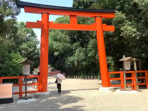 賀茂御祖神社（下鴨神社）の鳥居