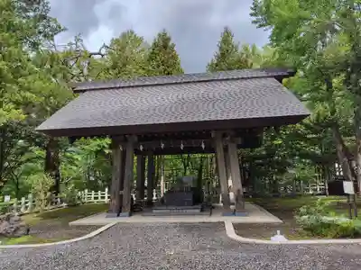 上川神社の手水舎