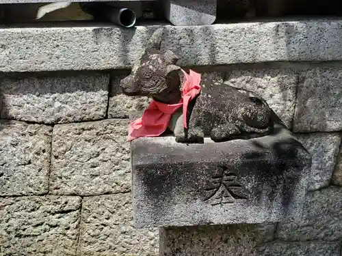 小川原神社の狛犬