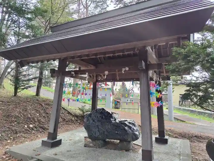 東神楽神社の手水舎