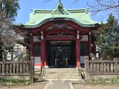 筑土八幡神社の本殿・本堂