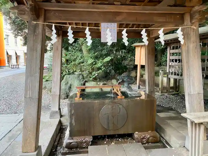 川越氷川神社の手水舎