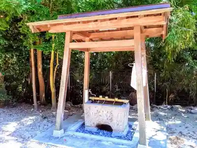 子安神社（木ノ山子安神社）の手水舎