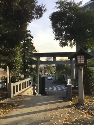 代田八幡神社の鳥居