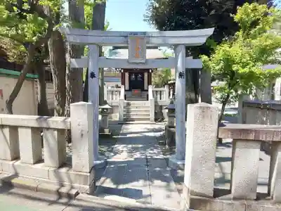 鎧神社の鳥居