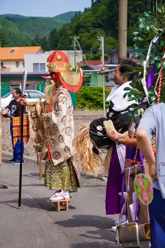 尻岸内八幡神社のお祭り