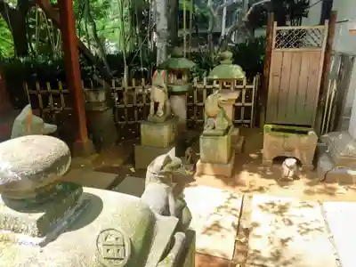 渋谷氷川神社の狛犬
