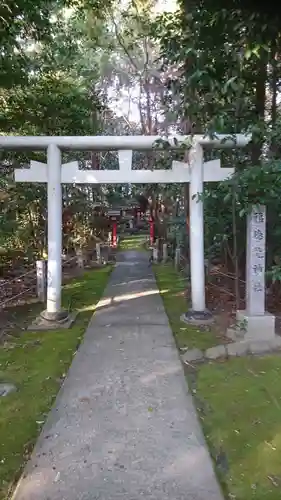 伊冨利部神社の鳥居