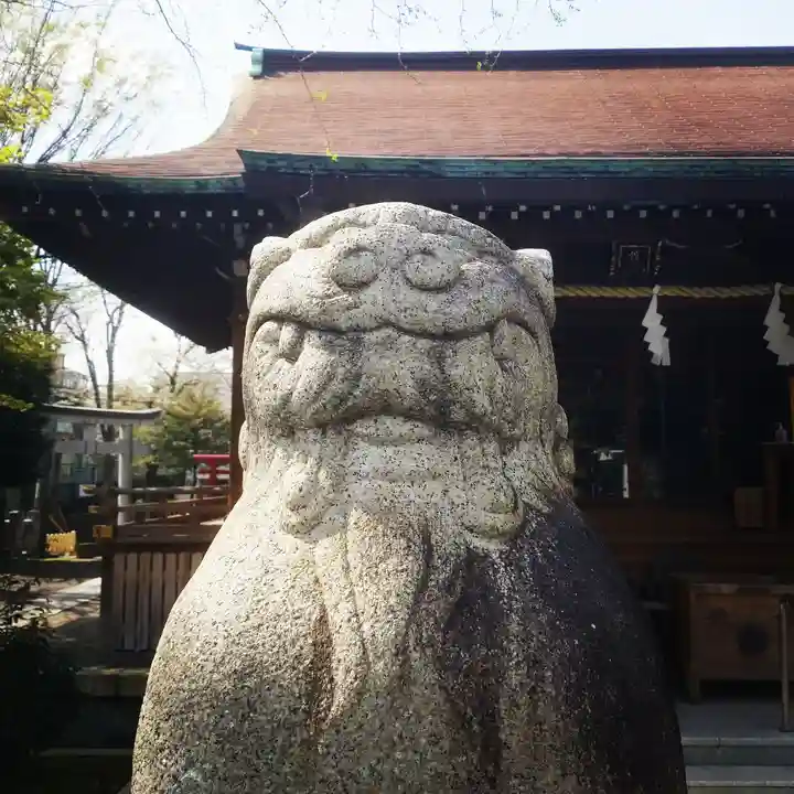 鎧神社の狛犬