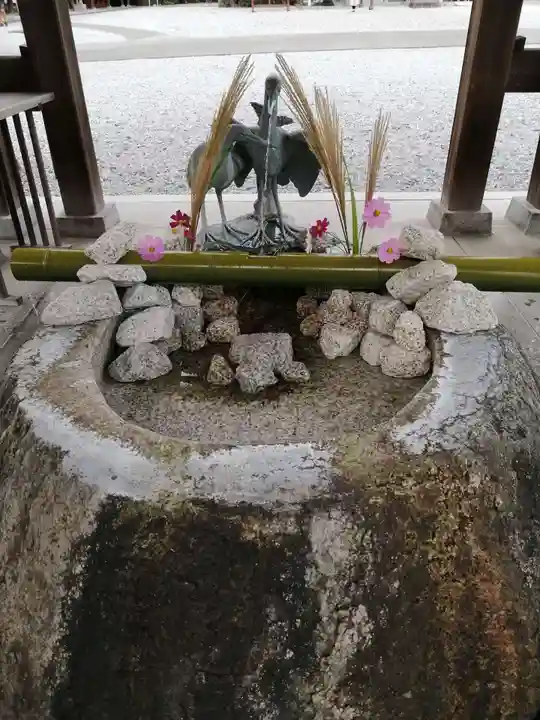 白鷺神社の手水舎
