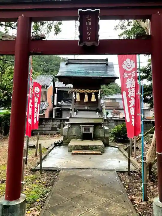 七面稲荷神社の本殿・本堂