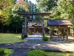 諸杉神社の鳥居