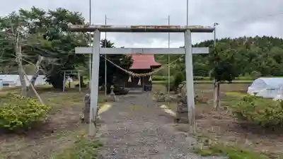 湯内神社（大熊神社）の鳥居