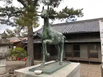 大麻比古神社の狛犬