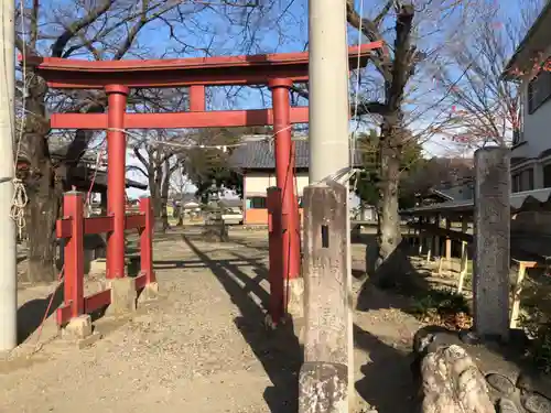 長幡部神社の鳥居