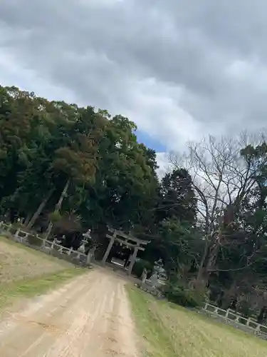 朝田神社の鳥居