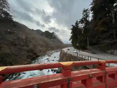 神橋(二荒山神社)の周辺