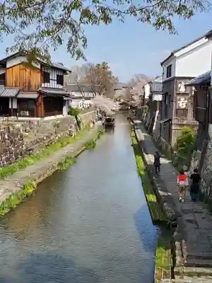 日牟禮八幡宮の周辺