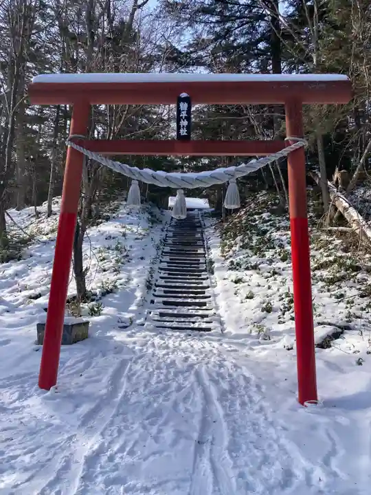 糠平神社の鳥居
