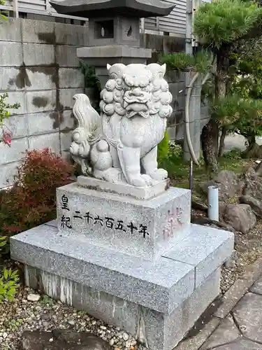 三皇熊野神社里宮の狛犬