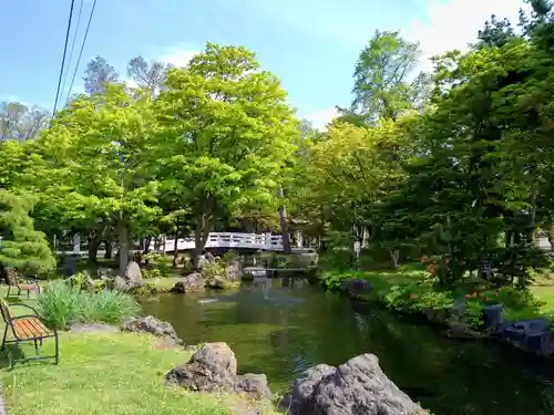 北海道護國神社の庭園